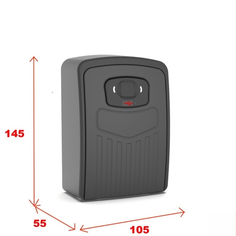 Graffiti кутия за ключове BOX02, цинкова сплав, модерен минималистичен стил, за обществени пространства, офиси, складове и жилища