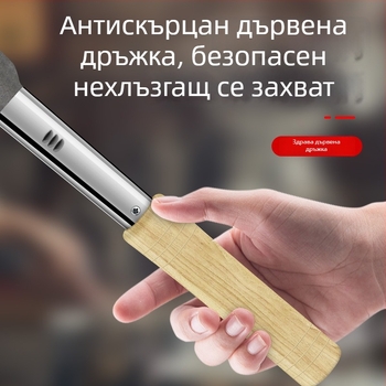 Електрически поялник с дървена дръжка, 220V, електрическо нагряване, за козина от прасе