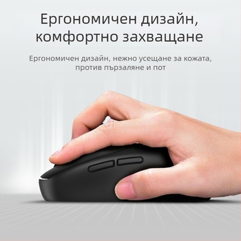 Lenovo ThinkPlus WL300 Безжична оптична мишка 2.4G, 2400 DPI, 3 бутона, USB, съвместима с настолни компютри