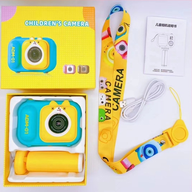 S11 детска камера за игра с 2,4-инчов LCD, двойна камера, TF карта за съхранение, ABS корпус, 600 mAh батерия