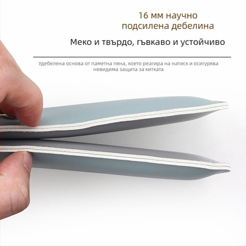 Подложка за китката към клавиатура и мишка, материал Cortex, едностранна, повърхностна обработка, OEM и персонализиране