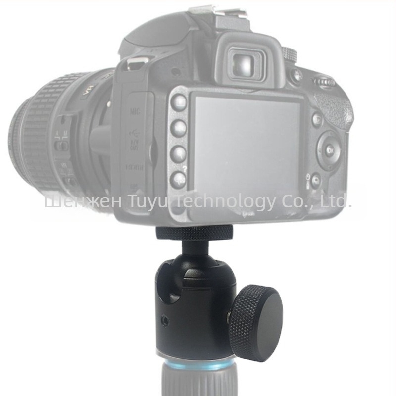 Метална сферична глава за пан-наклон, 360°, с резба 1/4-inch за трипод и други устройства с резба 1/4-inch (модел T025)