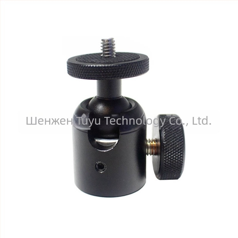 Метална сферична глава за пан-наклон, 360°, с резба 1/4-inch за трипод и други устройства с резба 1/4-inch (модел T025)