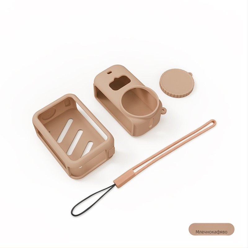 Силиконов предпазен калъф за DJI Osmo Nano камера; материал: силикон; съвместим с: DJI Osmo Nano камера; печат на лого: Да; метод на обработка: термопренасящ печат; персонализация: Да.