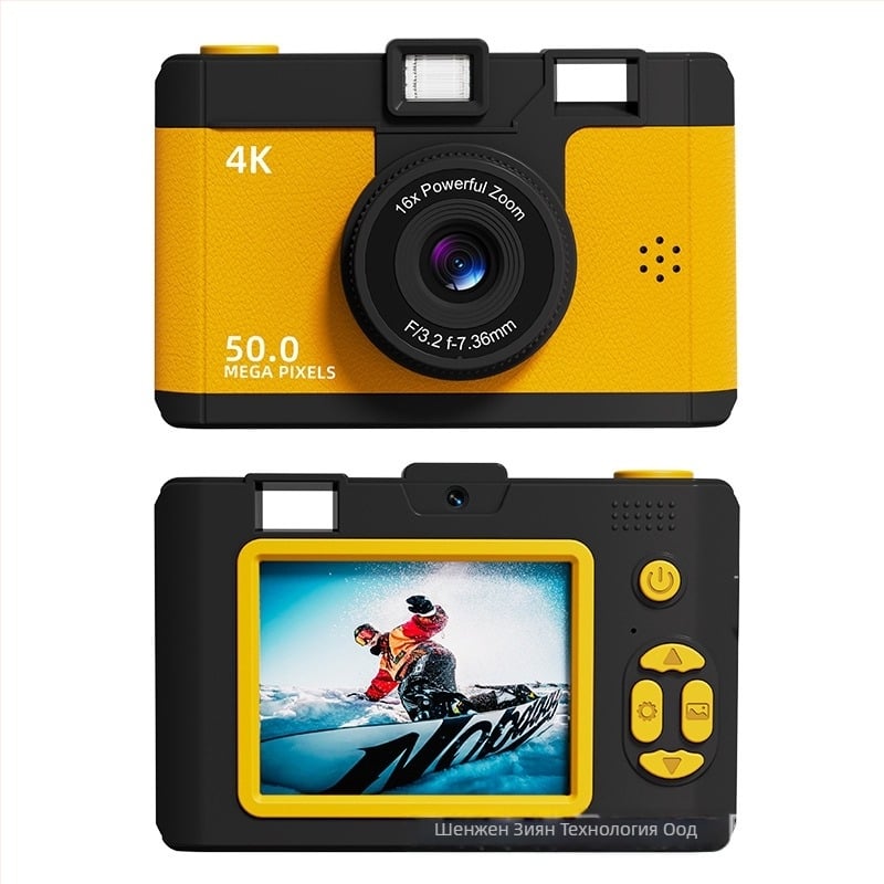Детска мини CCD камера с Wi-Fi, подсветка, 16x увеличение, LCD 2.4 inch HD