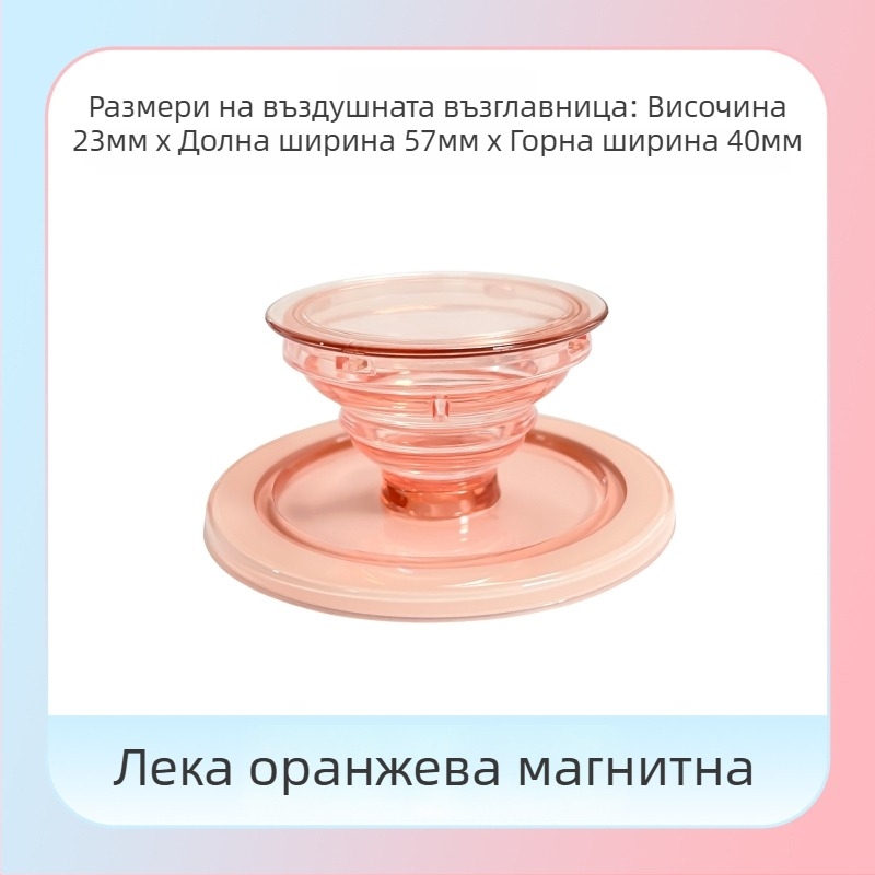 Снап-он държач за телефон за настолен монтаж, прозрачен серия, модел 01, TPU+ABS, за Apple и Android устройства