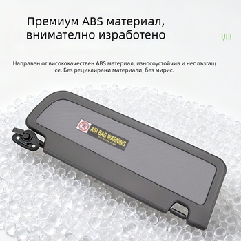 Honda Civic 2006-2011 Предни козирки за слънце (лява и дясна) – PVC, монтаж тип карта, печат на лого, персонализируеми