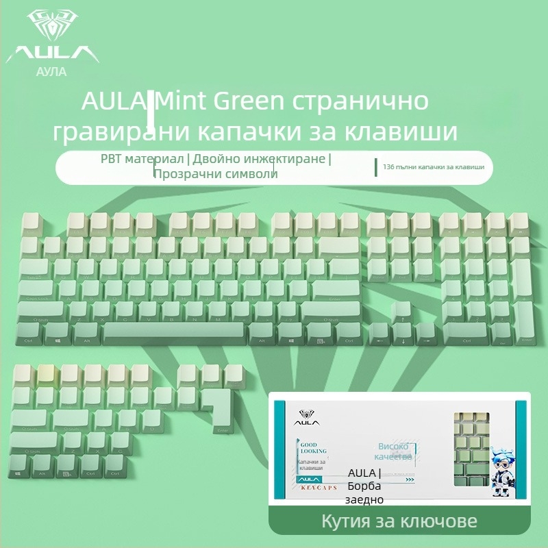 GLZ ABS пластмасови капачета за клавиши за универсални клавиатури – пълен комплект