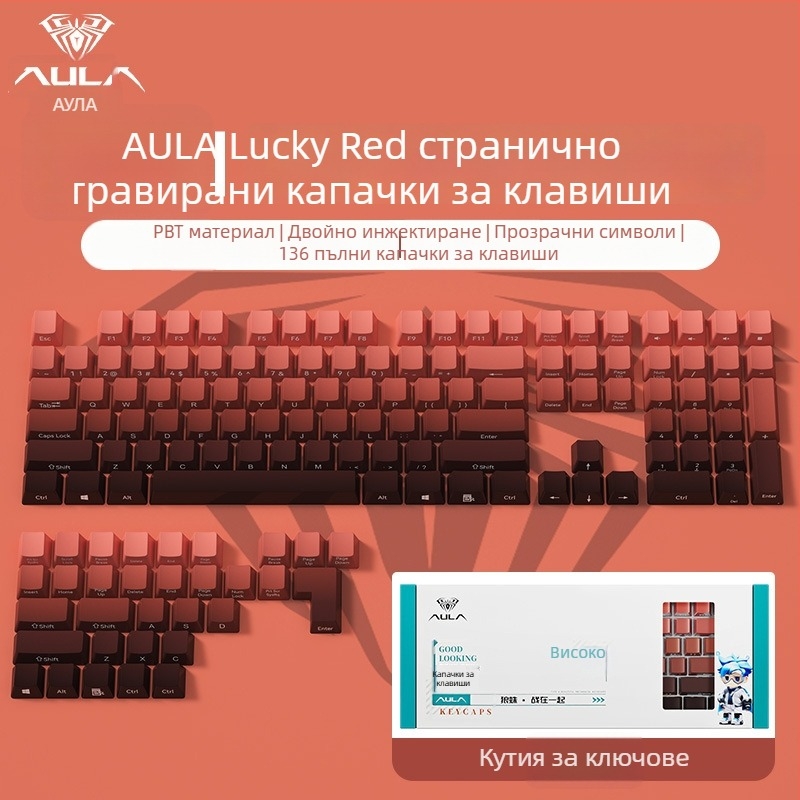 GLZ ABS пластмасови капачета за клавиши за универсални клавиатури – пълен комплект
