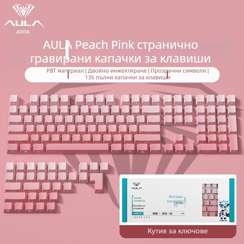 GLZ ABS пластмасови капачета за клавиши за универсални клавиатури – пълен комплект