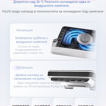 Основа за охлаждане на лаптоп BS1 с въздушно охлаждане — Модел BS1; Тип: Друг; Съвместимост: Друг; Конфигурация на вентилатора: Друг