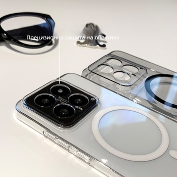 Xiaomi 15 Pro калъф за мобилен телефон, ултра тънък PC твърд корпус, MagSafe съвместим, магнитен, анти изпускане