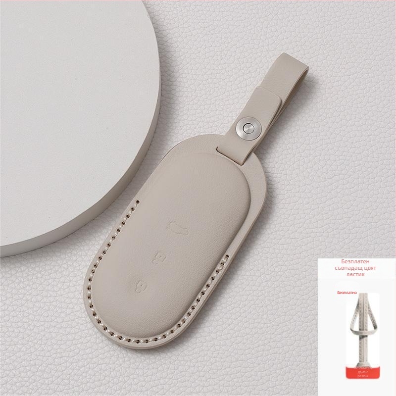 Калъф за ключове Huawei M9/M7/M5 – кожен, етно стил, пълен защитен корпус