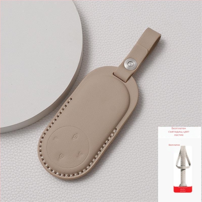 Калъф за ключове Huawei M9/M7/M5 – кожен, етно стил, пълен защитен корпус