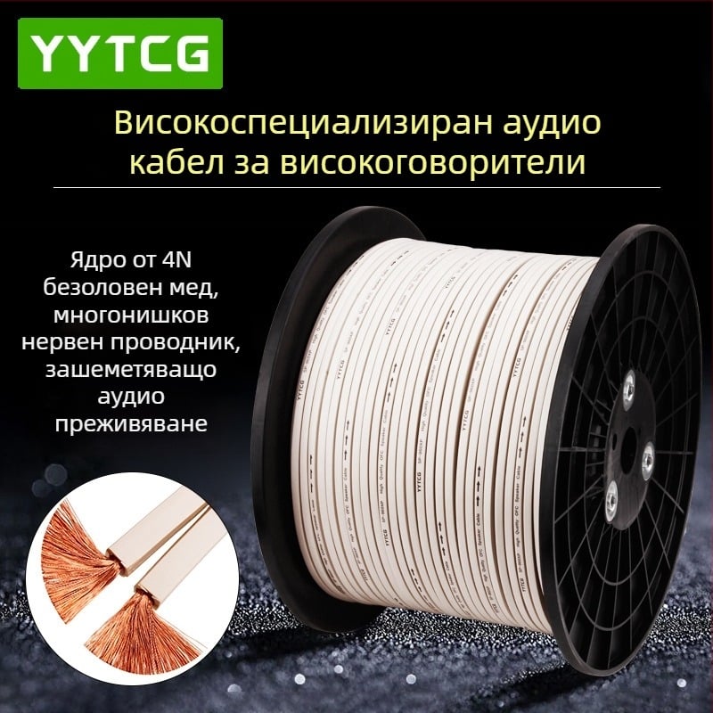 YYTCG кабел за говорители за аудио-видео – ROHS сертифициран