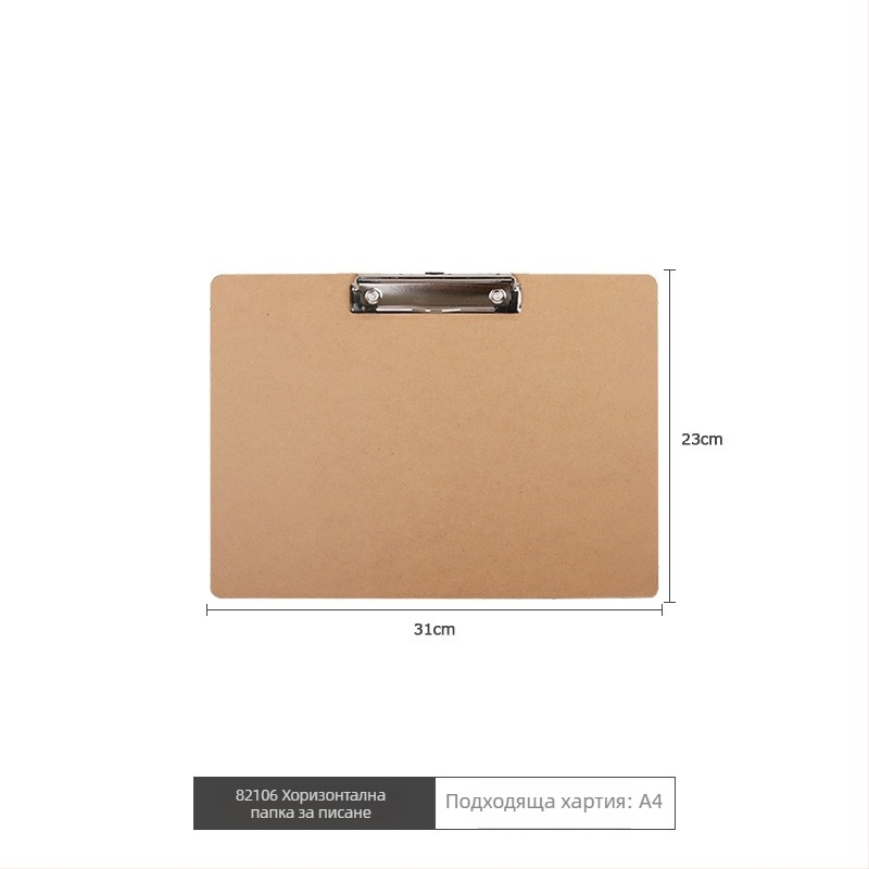 Клип за дъска за писане с дебела дървена основа – единична скоба, персонализация, печатано лого и лицензирана частна марка