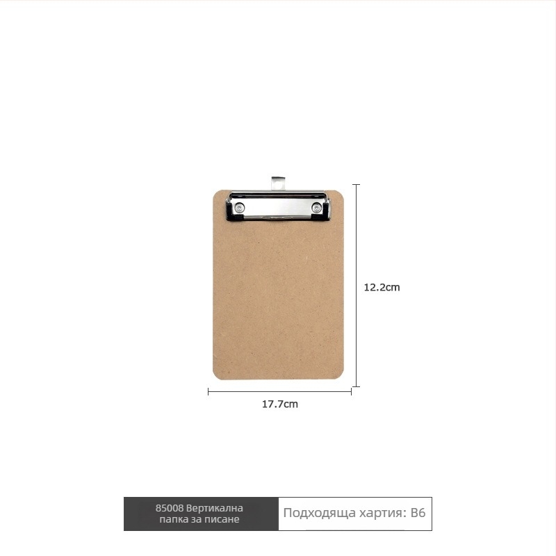 Клип за дъска за писане с дебела дървена основа – единична скоба, персонализация, печатано лого и лицензирана частна марка