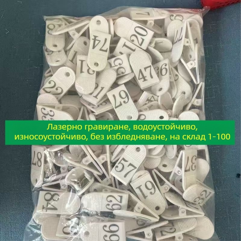 Клип за номер на поръчка за ресторант, ABS материал, JD00008, Без марка, Модел: Друг