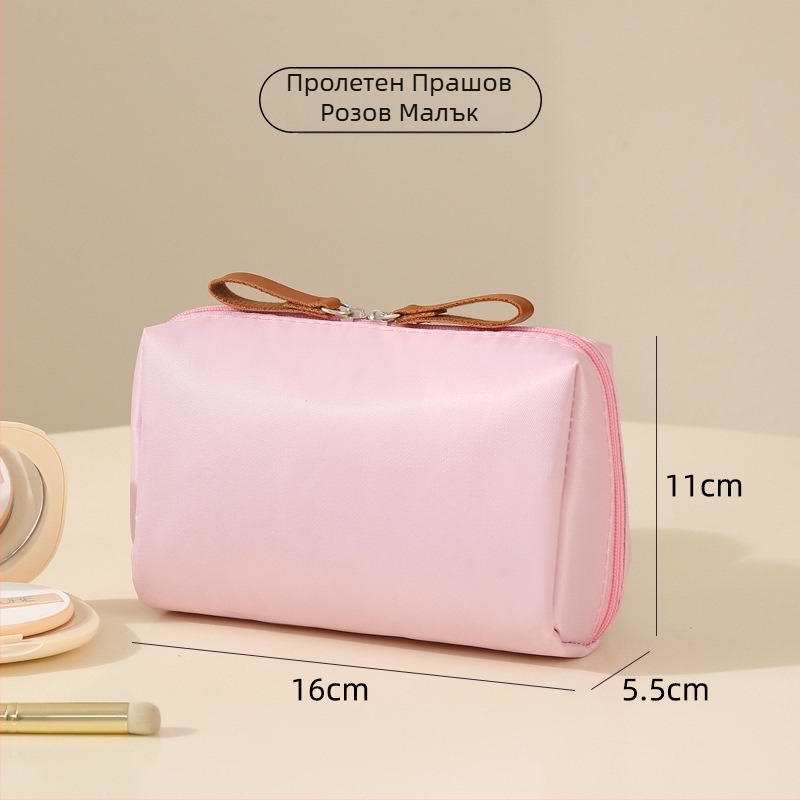 Козметична чанта за пътуване — урбан стил, ултралека и износоустойчива (Полиестер; Полиестерна подплата; Урбан стил; Свръхлека; Устойчивост на износване)