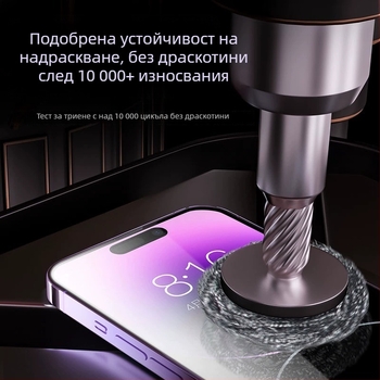 Стъклен протектор за предния екран на realme устройство — HD яснота, антисиня светлина, включва втори стикер