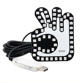 Автомобилен жестов светлинен индикатор RGB, 12V, 0.18A, 2W, 500 lm