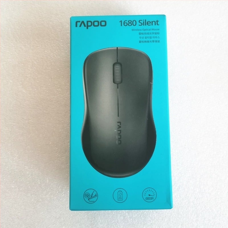 Rapoo 1680 безжично и кабелно USB мишка за офис, преносима