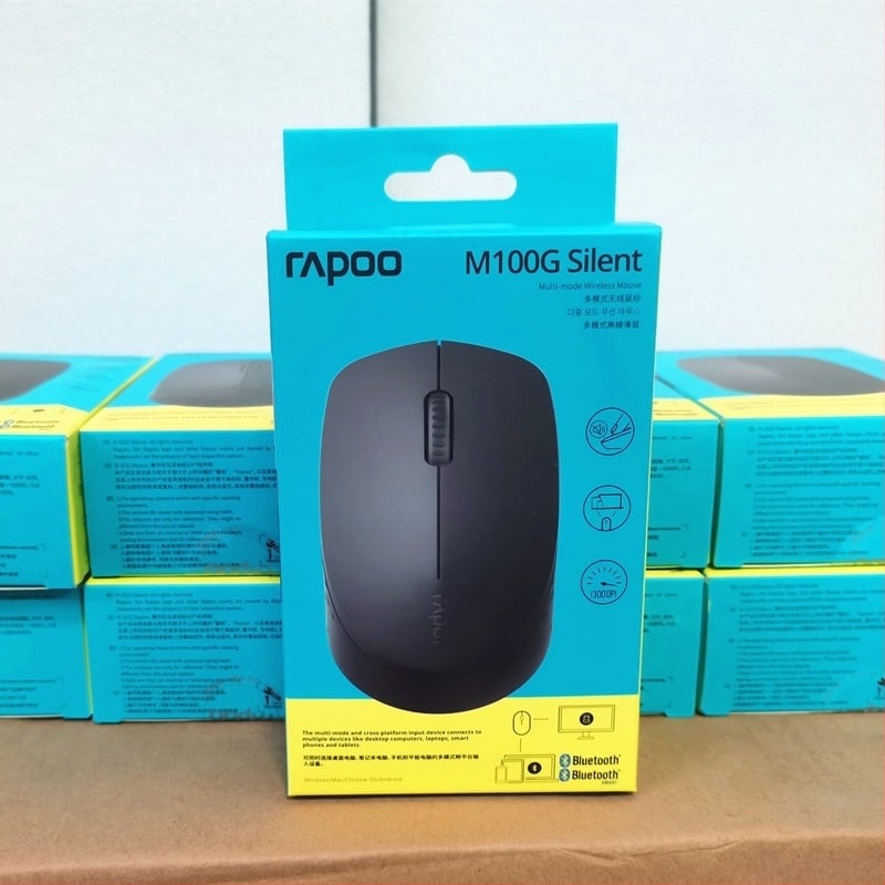 Rapoo 1680 безжично и кабелно USB мишка за офис, преносима