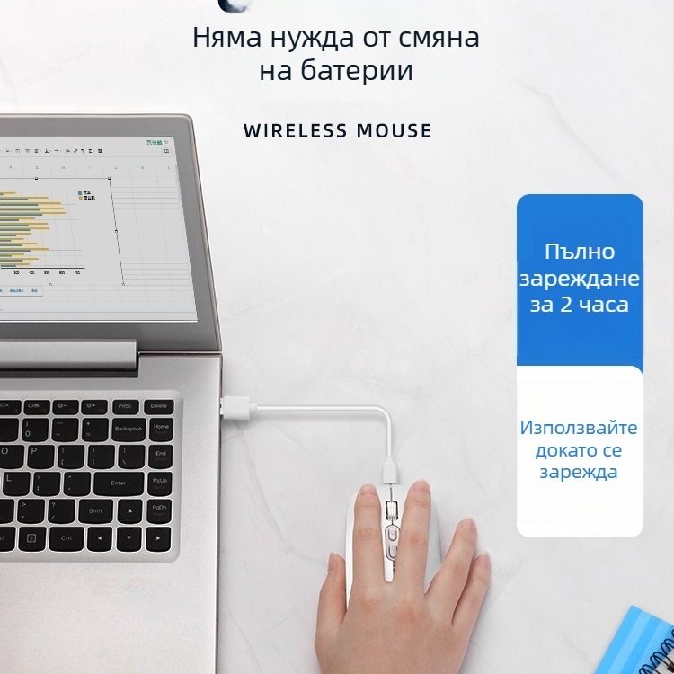 M103 безжична оптична мишка за Huawei MateBook – 5 бутона, 2,4 GHz, ергономична, официална стандартна конфигурация