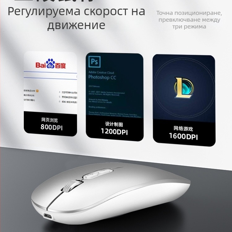 M103 безжична оптична мишка за Huawei MateBook – 5 бутона, 2,4 GHz, ергономична, официална стандартна конфигурация