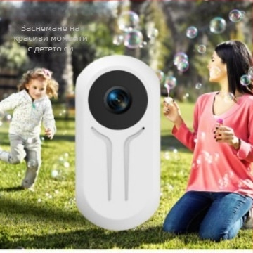 4K мини спортна камера за заснемане на домашни любимци и за шлем - 0,85-инчов LCD, TF карта, MD20, ABS корпус, 3–5 часа живот на батерията