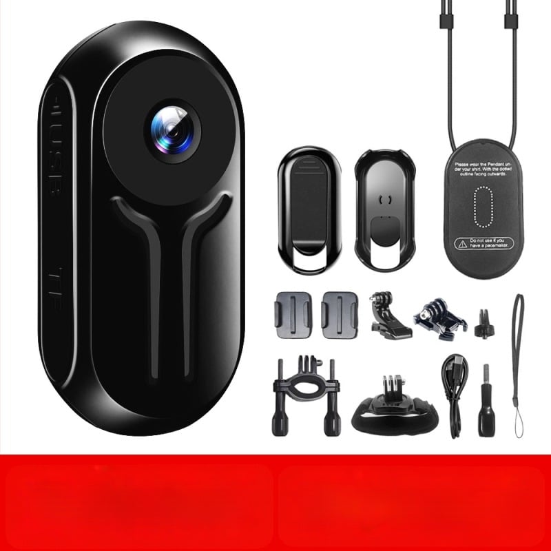 4K мини спортна камера за заснемане на домашни любимци и за шлем - 0,85-инчов LCD, TF карта, MD20, ABS корпус, 3–5 часа живот на батерията