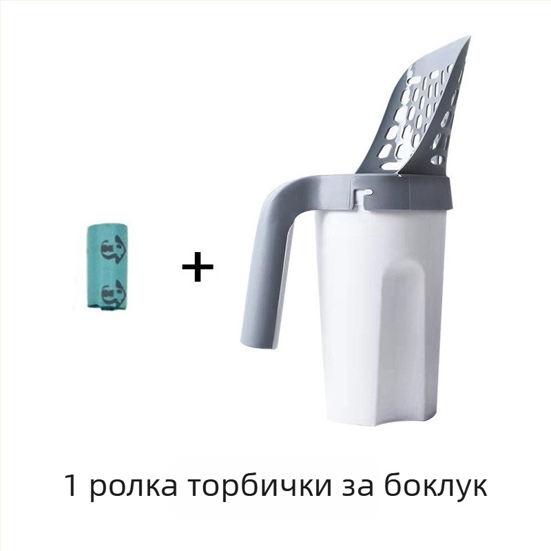 Лопатка за котешка тоалетна, ABS пластмаса; подходяща за котки и кучета; подходяща за бизнес подаръци
