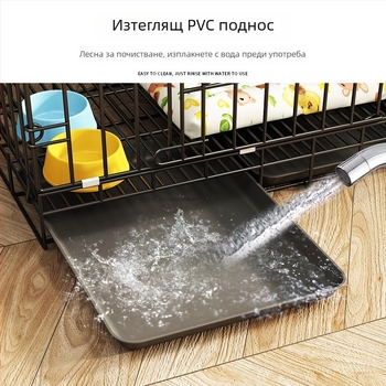 Кучешка клетка - телена клетка за кучета - вътрешно и външно ползване (Материал: телена мрежа; Категория: клетка; Предназначено за: кучета; Внос: Не; IP разрешено: Не)