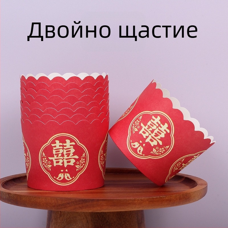 Хартия за мъфини за печене – ламинирана, PET покритие, 170 г/м², Jiang xiaopei