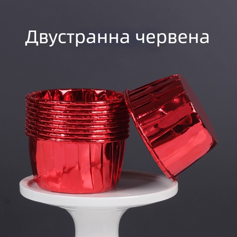 Хартия за мъфини за печене – ламинирана, PET покритие, 170 г/м², Jiang xiaopei