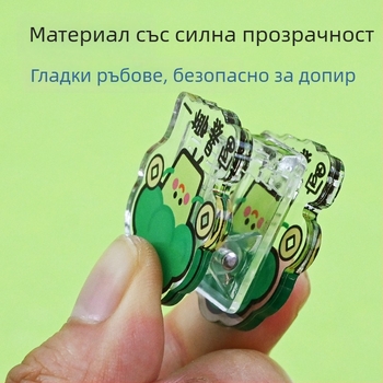 Портфейл - акрилен клип-носител Wen xu, произведено от Yanko crafts; PP клип със дизайн Cartoon Star за бележки и снимки, с възможност за персонализация