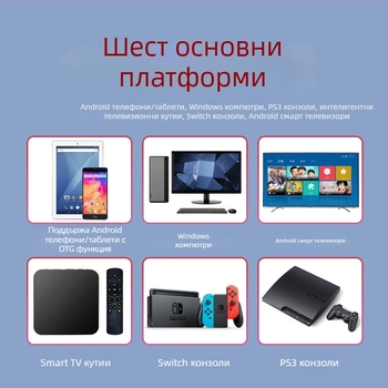 Джойстик за аркадни игри за игрови конзоли, Baolong MN, USB интерфейс, без вибрация, OEM