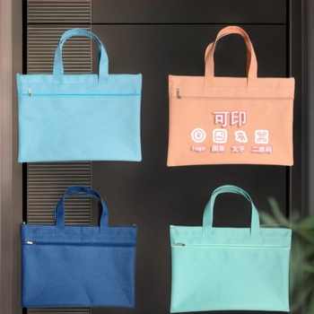 Чанта за документи с цип, двойнослойна, Taihe, оксфордски плат