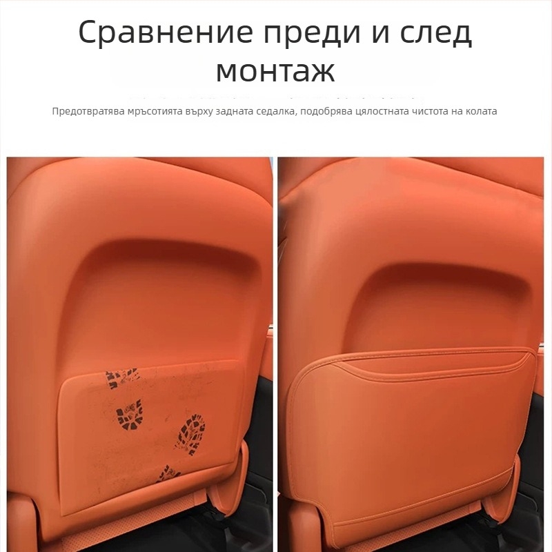 L6L7L8L9 защитна подложка за задната облегалка на седалката — Special, микрофибърна кожа, подходяща за всички сезони, прост стил.