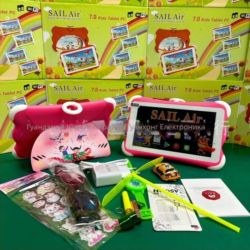 SAIL Air 3500 Android детски таблет, четириядрен 1.5GHz, 32GB flash памет, Dual SIM, IPS дисплей