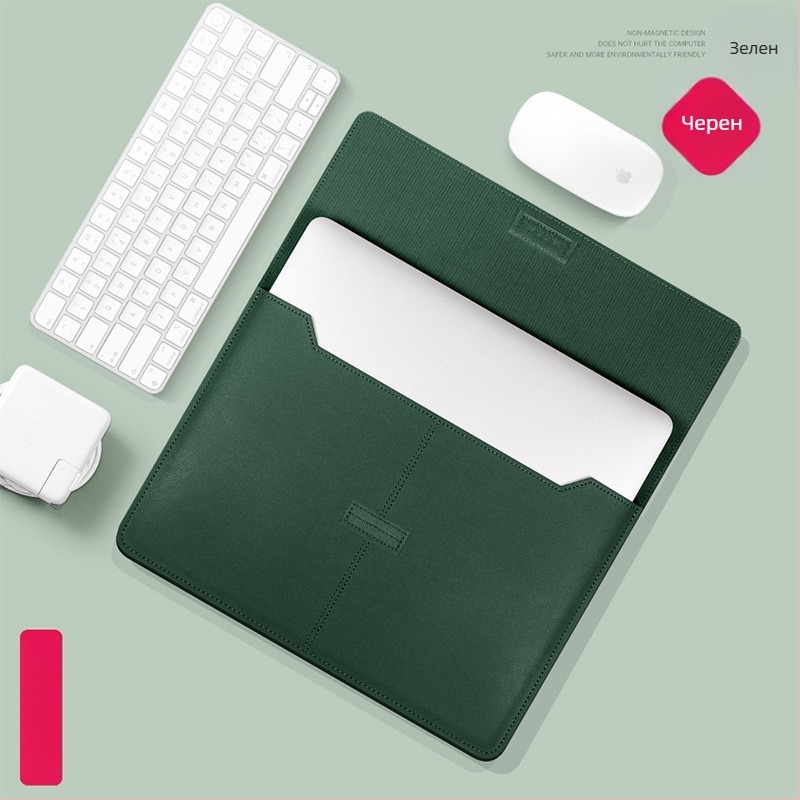 OLCK liner bag за MacBook Pro/Air и други, материали: имитационна кожа, филц; тип: liner bag; съвместимост: MacBook Pro/Air и други; марка: OLCK