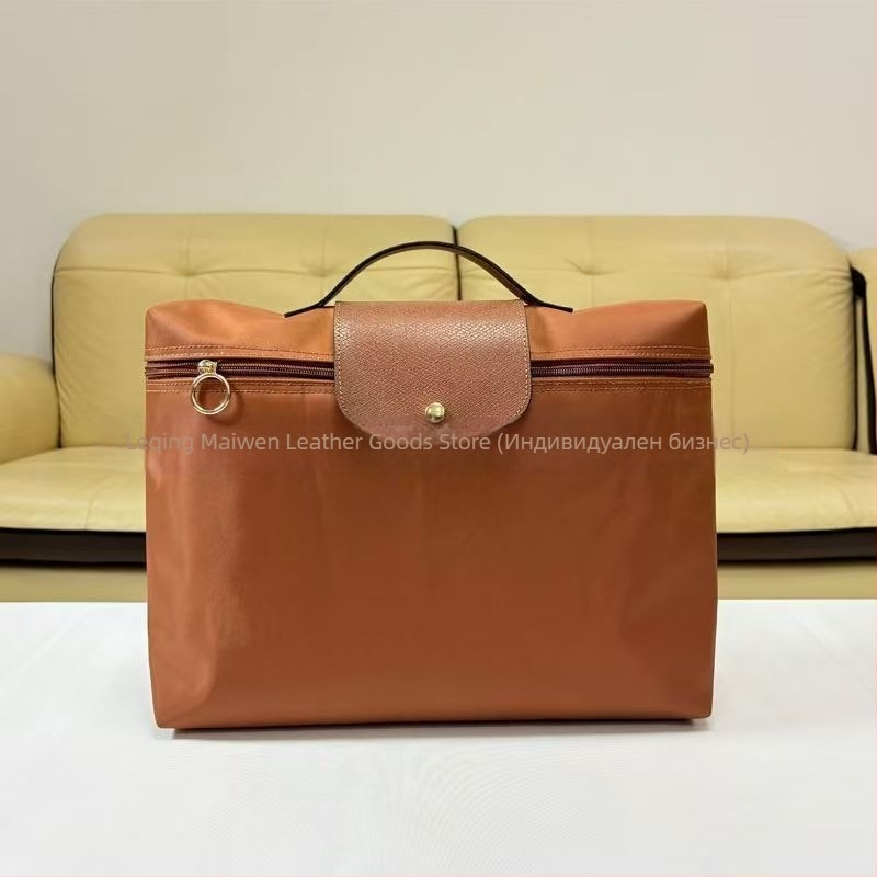 Водоустойчива компютърна чанта от Oxford плат, с нейлонова подплата, сгъваема, побира A4 документи, унисекс, лято 2024