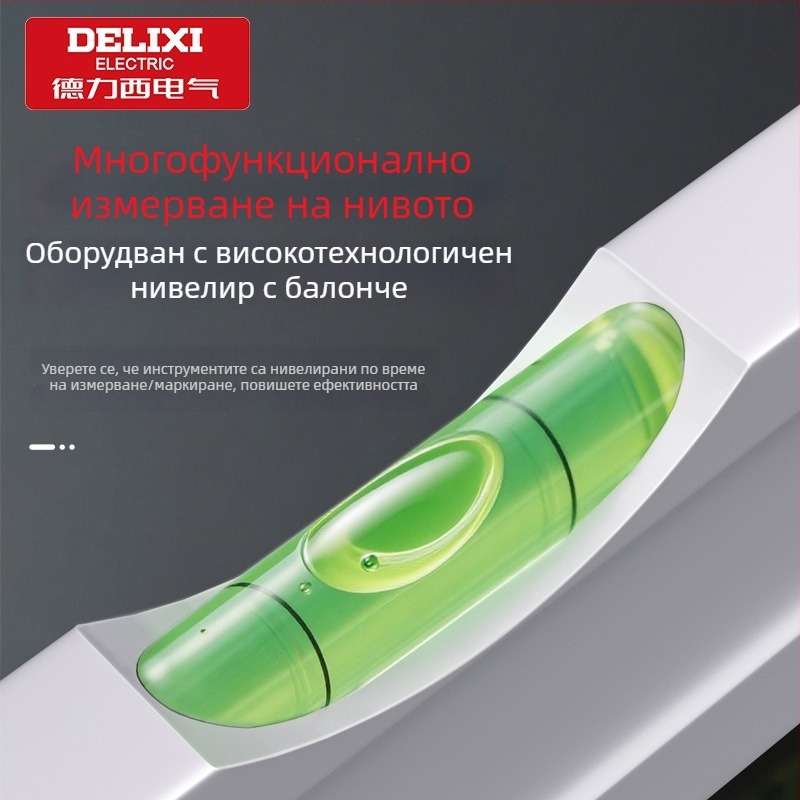 Delixi Electric Цял алуминиев дърводелски правоъгълен измервател с 90°, удебелен, многофункционален, високопрецизен алуминиев сплав