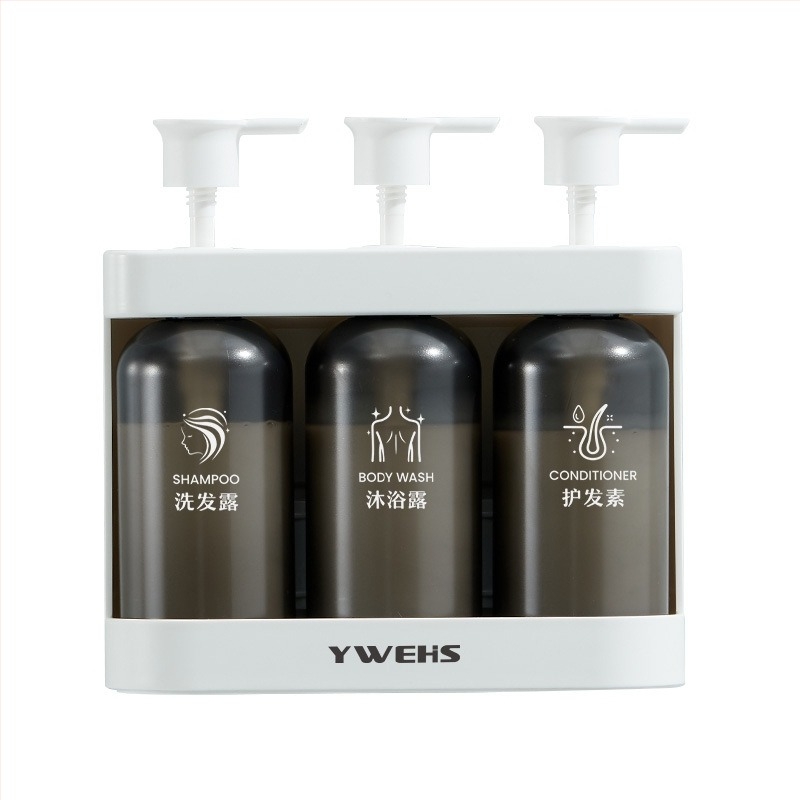 Дозатор за сапун, ABS, стенен монтаж, ръчно натискане, светъл луксозен стил, EU CE сертифициран