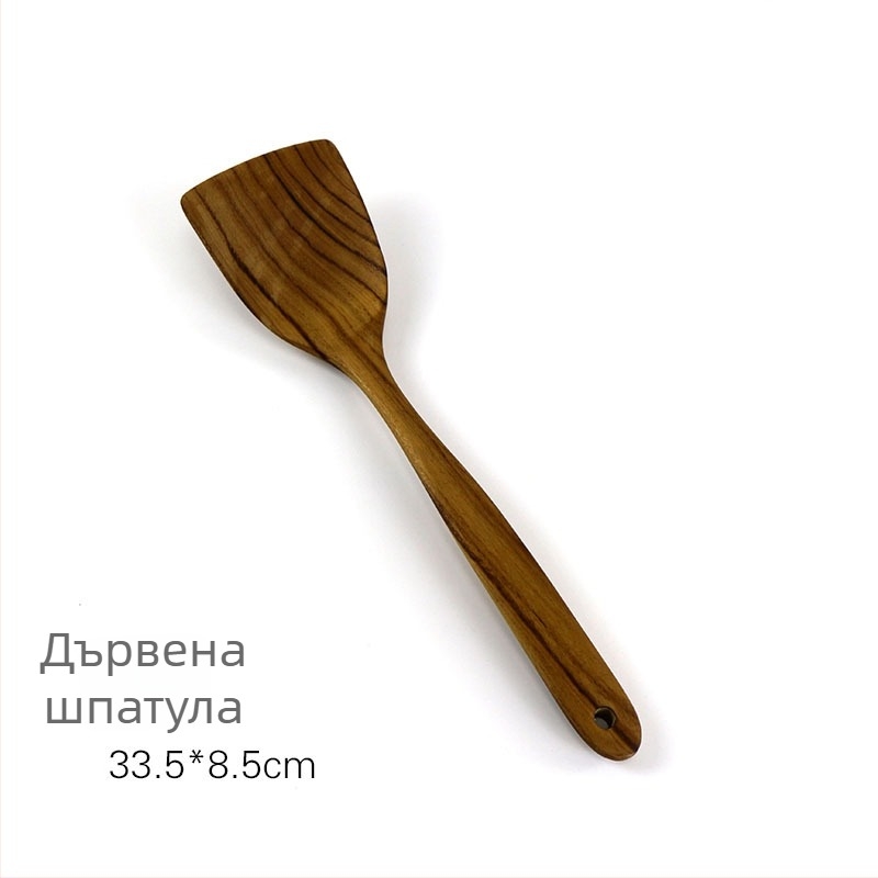 Detomade дървен комплект кухненски лопатки — Комплект кухненски прибори, модерен минималистичен стил