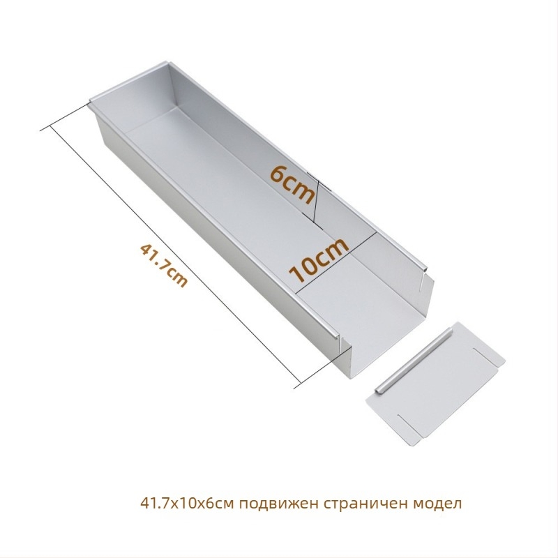 Jyf алуминиев сплав с капак формичка за торти, правоъгълна форма за тирамису, чизкейк и мус