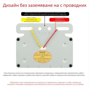 LED странична светлина за ремаркето на камион, 12/24V, IP68 водоустойчива, двойна редица LED, корпус от PC, живот 50 000 ч