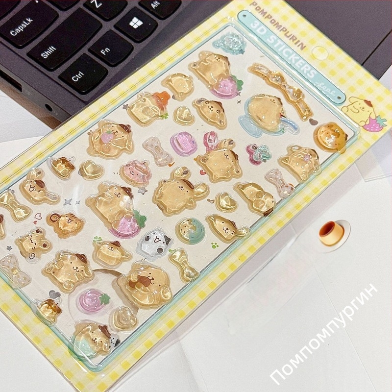 Телефонен кейс със 3D релефни стикери, сладък стил, DIY комплект стикери