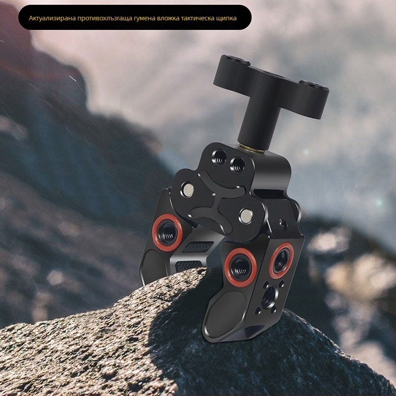 Магическо рамо за камера с тежък C-образен захват, алуминиева сплав, диаметър на тръбата 15–40 мм, носещ капацитет 20 кг, тегло 200 г