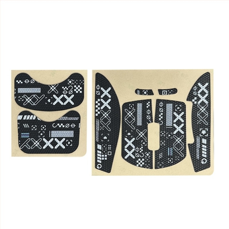 Risheng Универсални противохлъзгащи крачета за мишка – PU кожа с текстура на гущер, абсорбира изпотяването, гладка и износоустойчива повърхност, персонализирана мостра